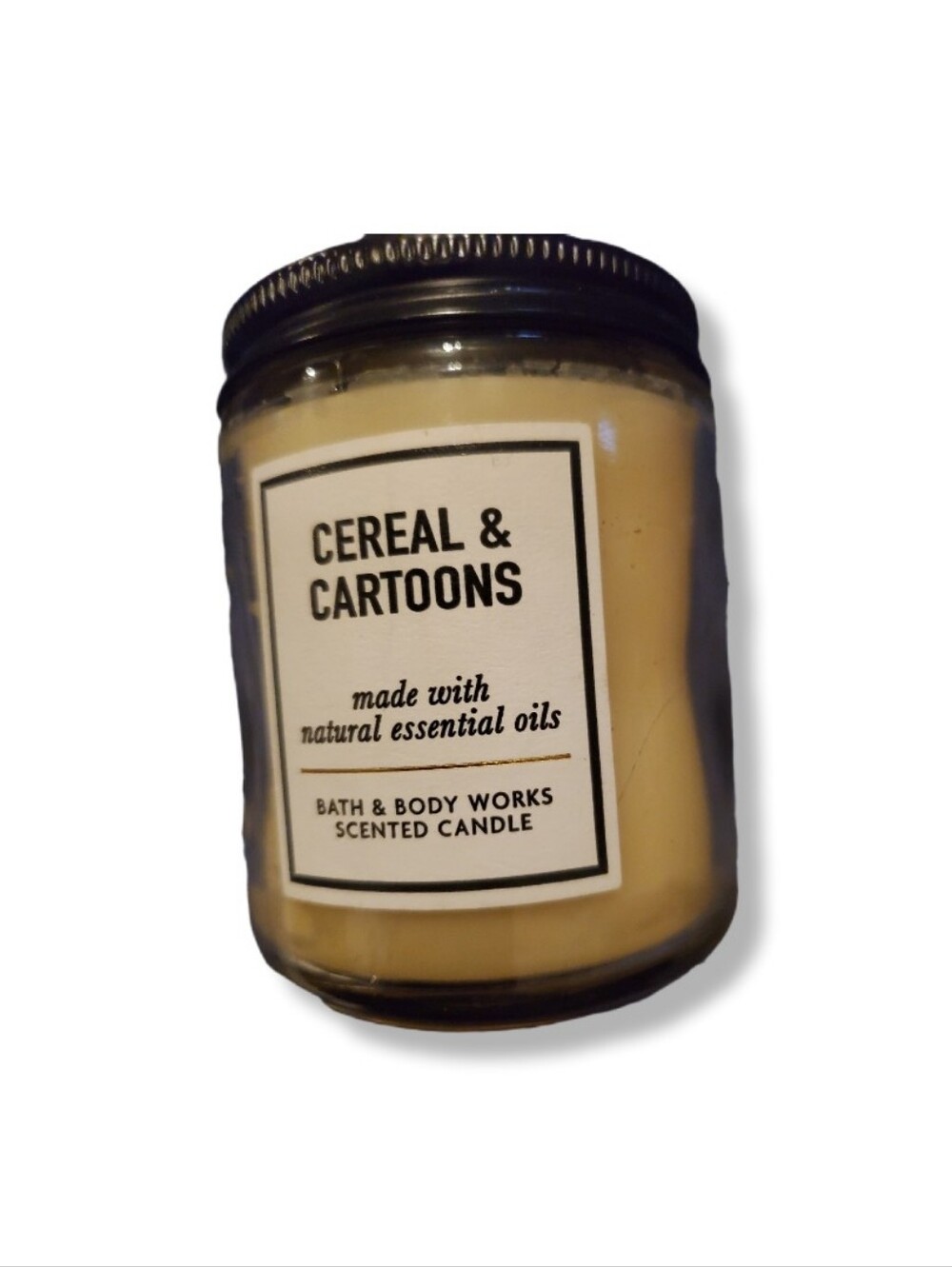 Bath & Body Works Cereal & Cartoons Candle with Lid- 7oz